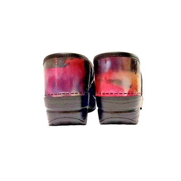 Dansko Professional Clog Patent Leather Size 38 US 7.5 8 Multicolor Workwear - Picture 4 of 10